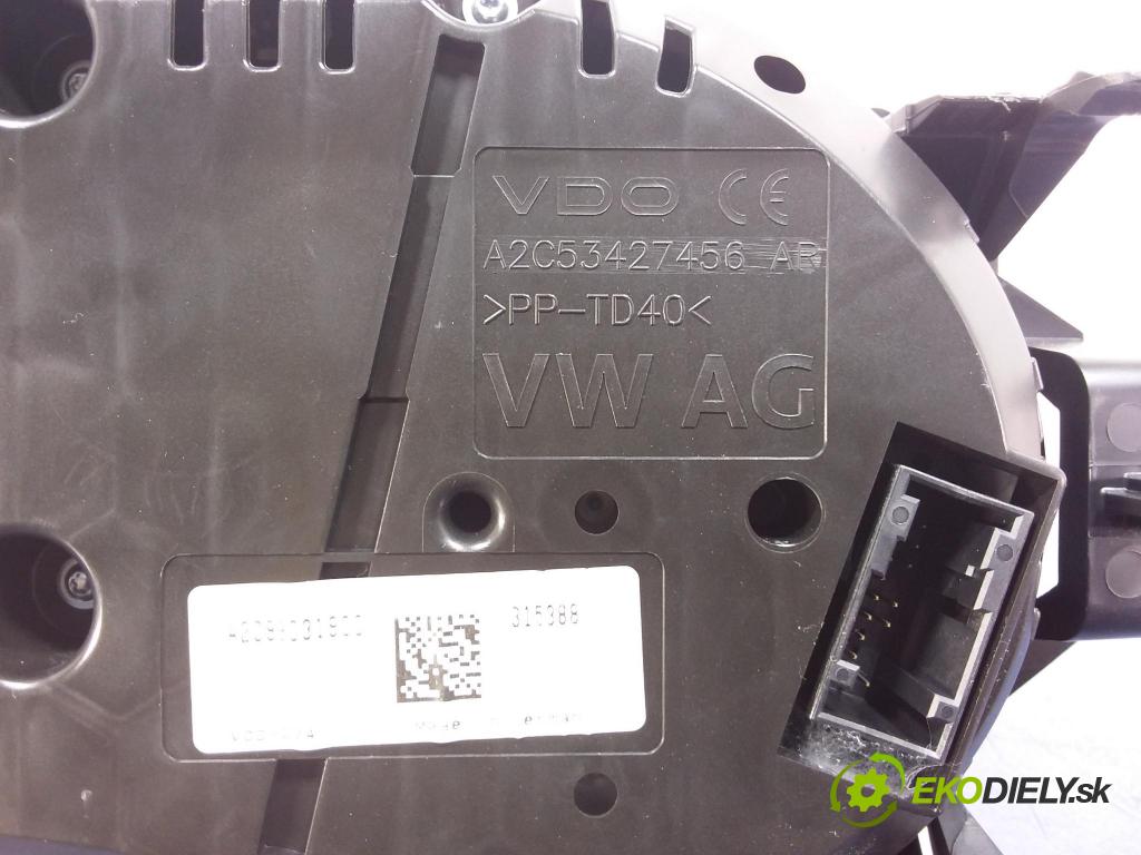 Vw Golf 2016 prístrojovka/ budíky 517920750B