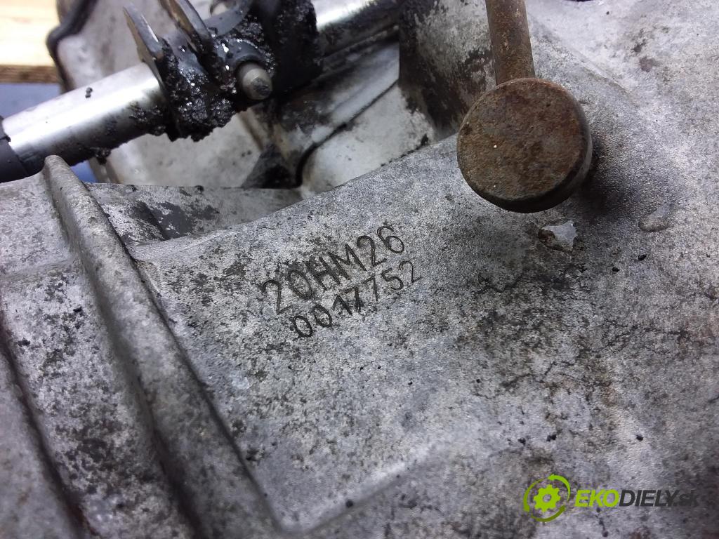 Citroen Evasion 1995 prevodovka Výbava: Manualna 20HM26