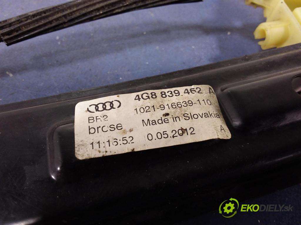 Audi A7 2012 mechanismus stahování Sklenka: Zad: v pravo: 4G8839462A