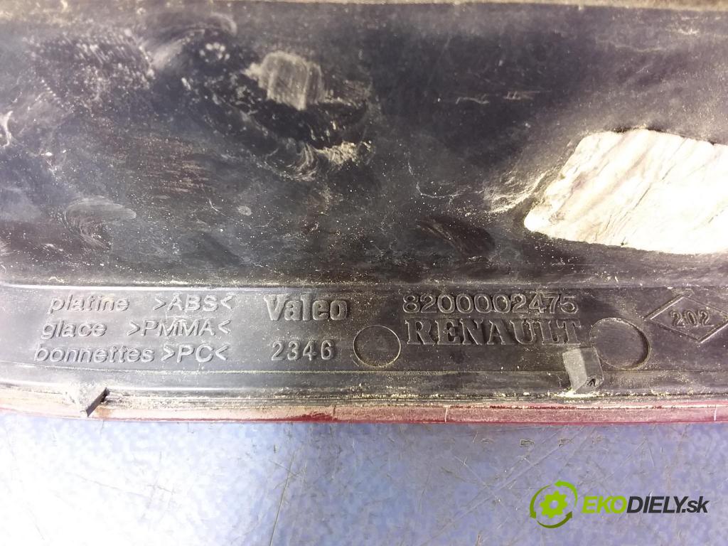 Renault Laguna 2001 svetlo / reflektor ty: ľavá Interné: 8200002475