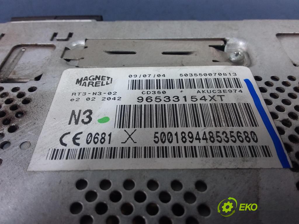 Peugeot 307 2004 Radio I Navigace: 96533154XT