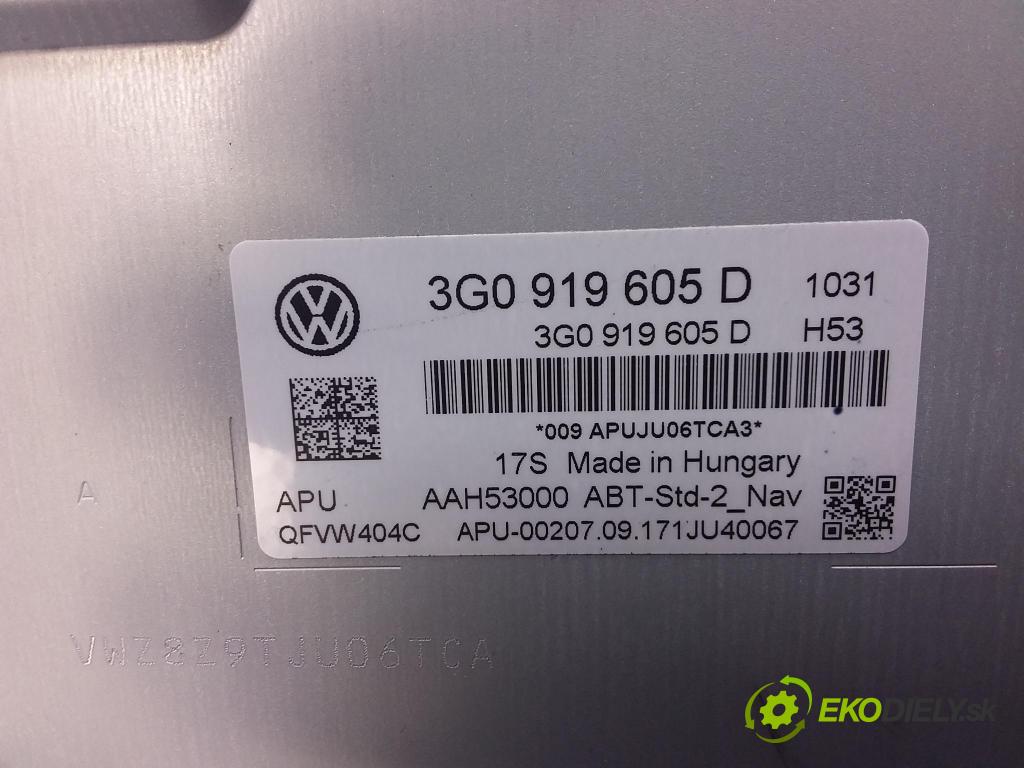 Vw Golf 2017 Radio I Navigace: 3Q0035846A
