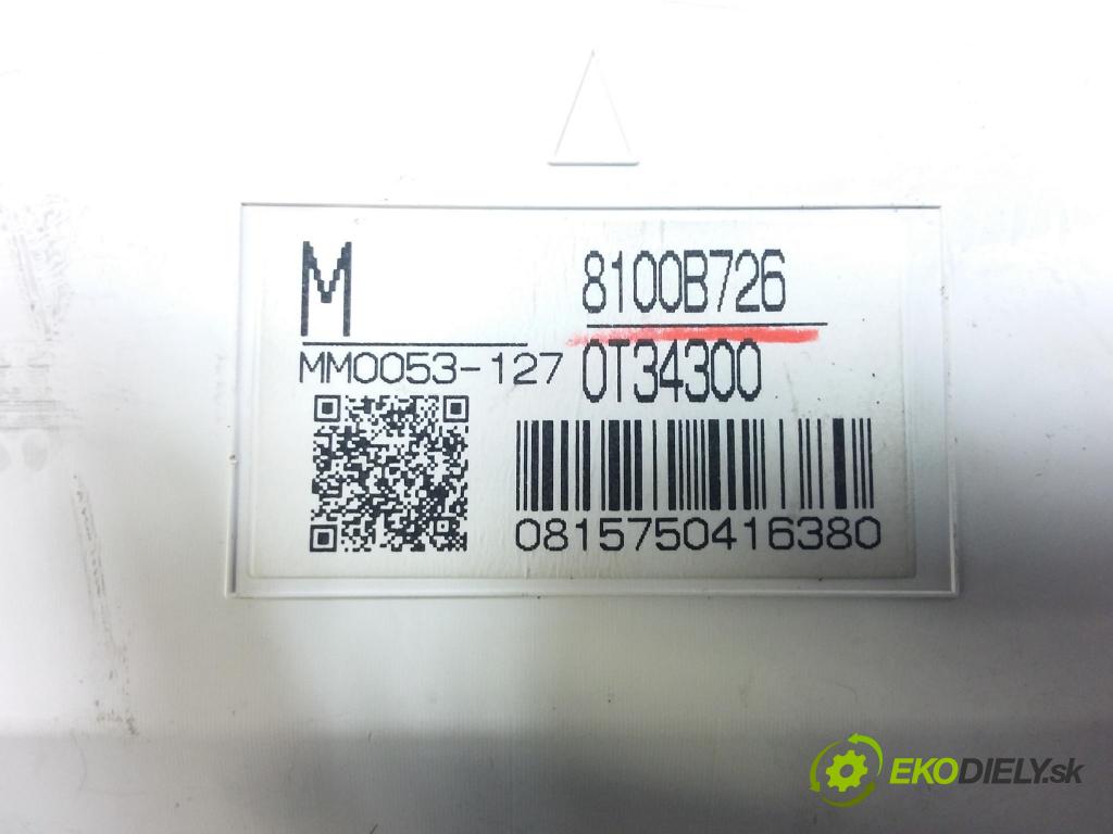 Mitsubishi Asx 2011 Přístrojová deska 8100B726