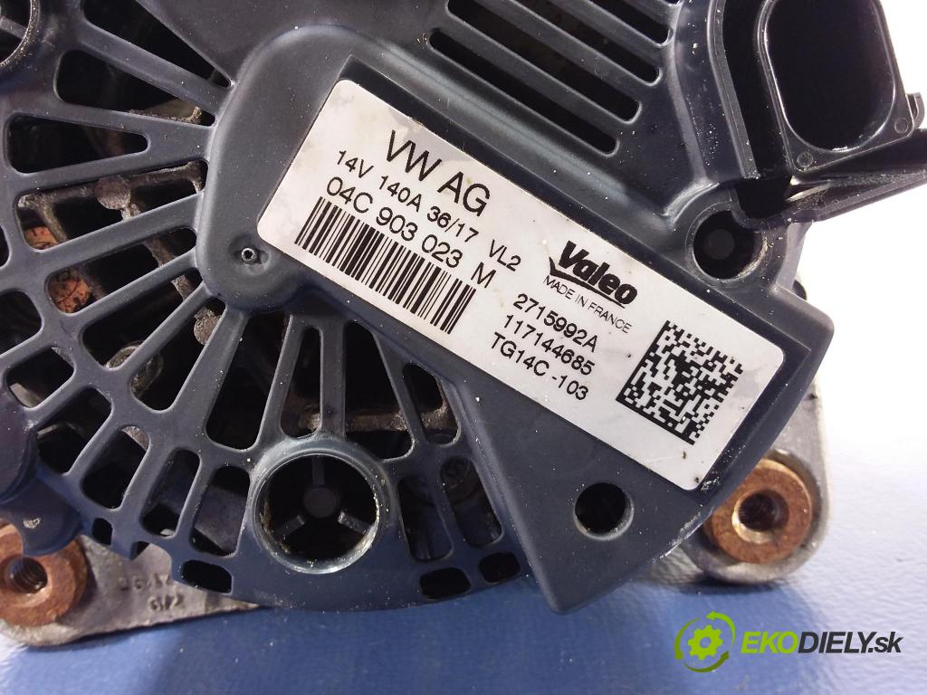 Vw Golf 2017 Alternator 0AC903023M