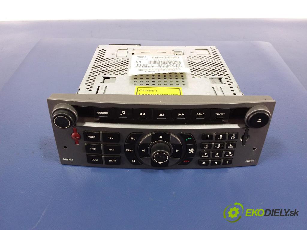 Peugeot 407 2004 Radio I Navigace: 96614505YW