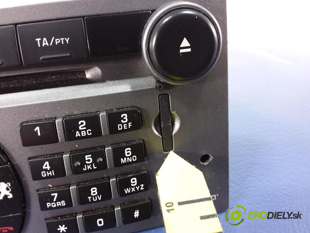 Peugeot 407 2004 Radio I Navigace: 96614505YW