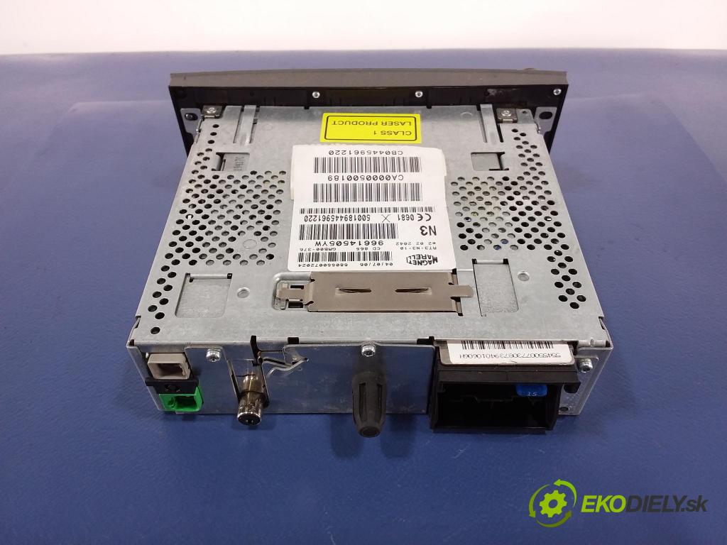 Peugeot 407 2004 Radio I Navigace: 96614505YW
