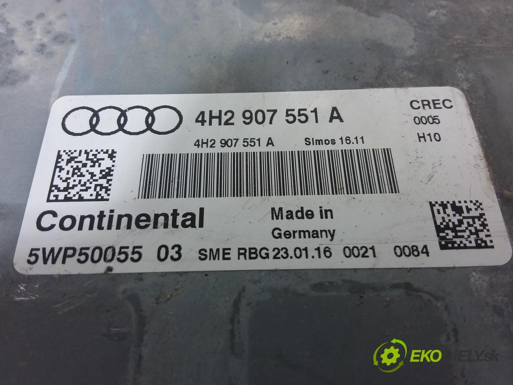 Audi A8 2016 řídící jednotka Motor: 4H2907551A