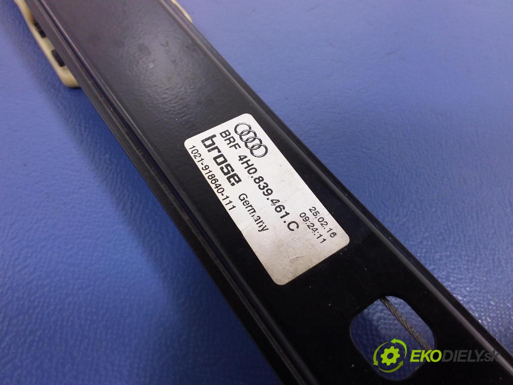 Audi A8 2016 mechanismus stahování Sklenka: Zad: Levý: 4H0839461C