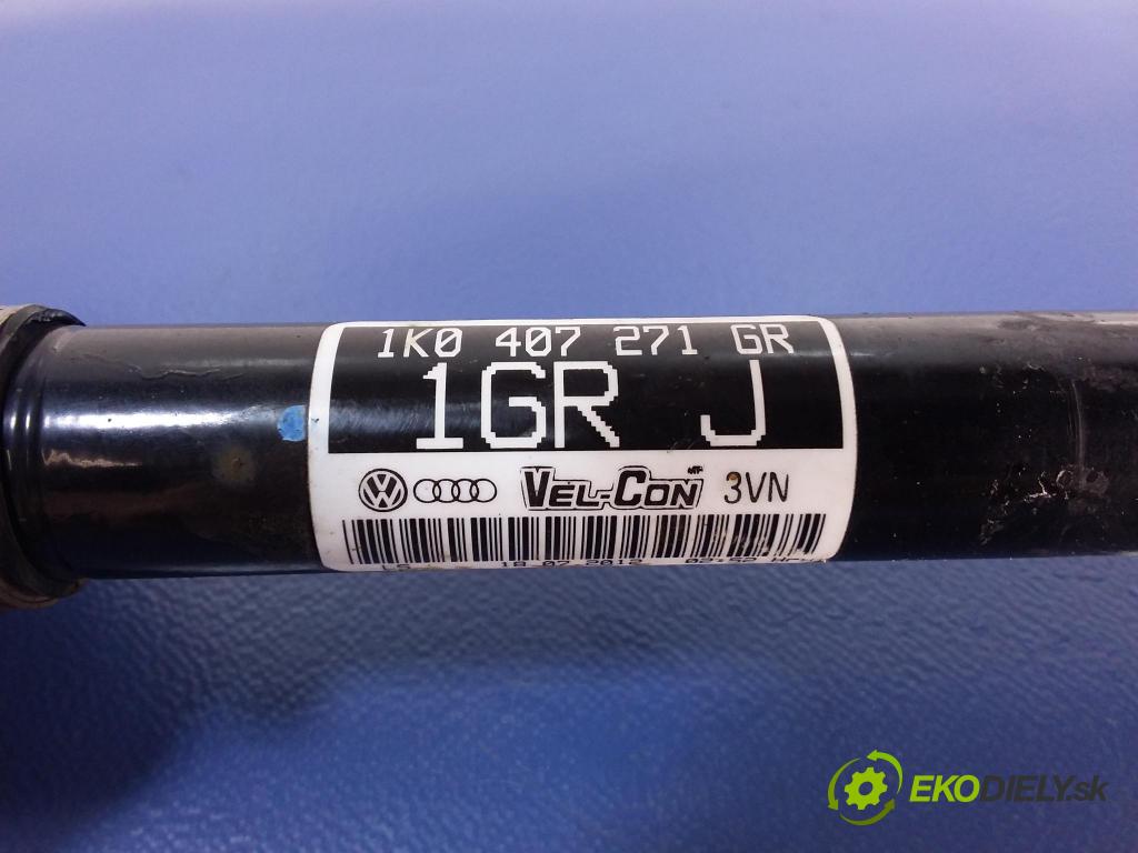 Vw Jetta 2012 poloos ľavá Predné 1K0407271GR