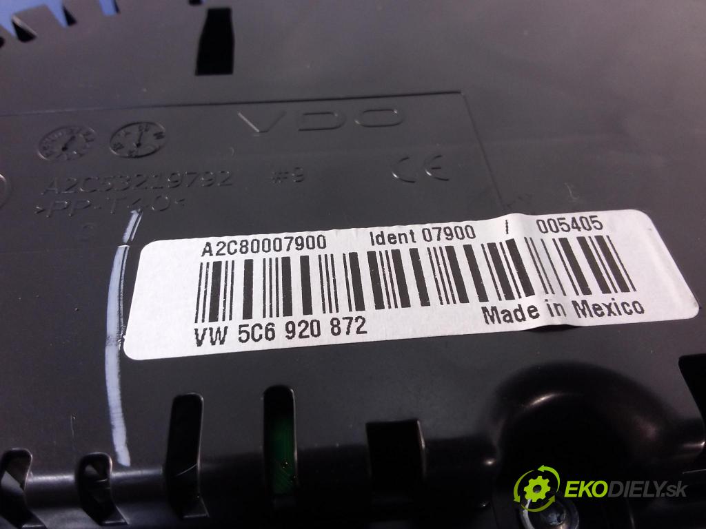 Vw Jetta 2012 prístrojovka/ budíky 5C6920872