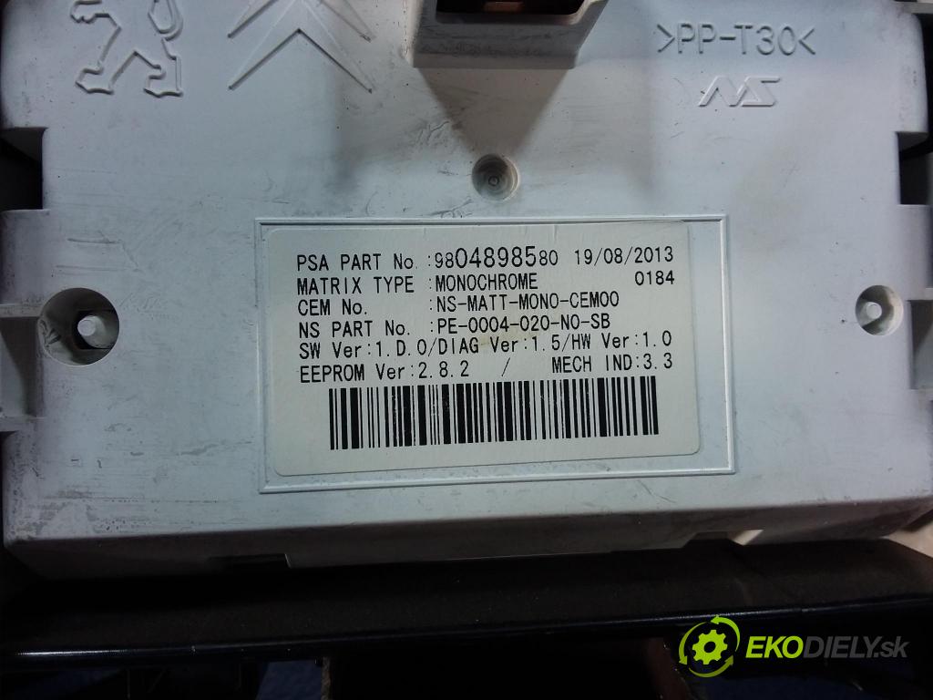 Peugeot 3008 2014 prístrojovka/ budíky 9806268080