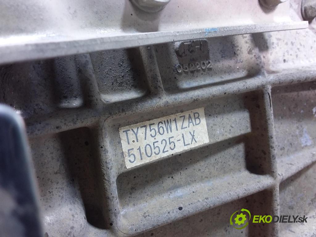 Subaru Forester 2010 prevodovka Výbava: Manualna TY756W1ZAB