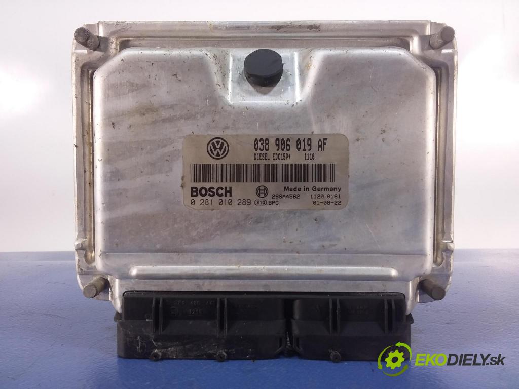 Skoda Fabia 2001 řídící jednotka Motor: 038906019AF