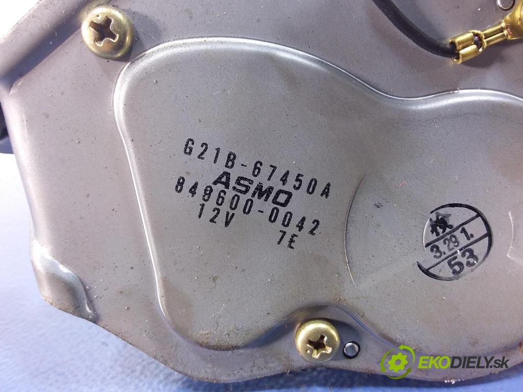 Mazda 6 2003 motorek Stěrače: Zad: G21B-67450A
