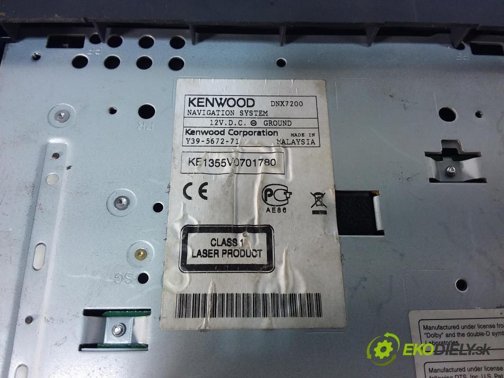 Saab 9-3 2008 Radio I Navigace: KENWOOD DNX7200