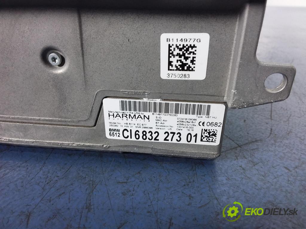 Bmw X5 2016 Radio I Navigácia: 6832273