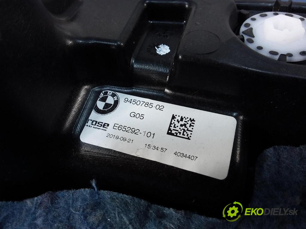 Bmw X7 2019 mechanismus stahování Sklenka: Zad: Levý: 9450785