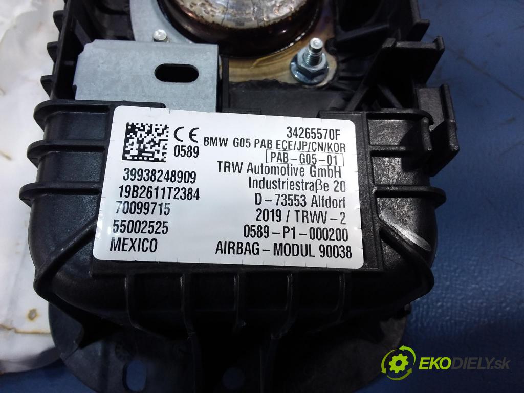 Bmw X7 2019 kokpit,pristrojová doska 