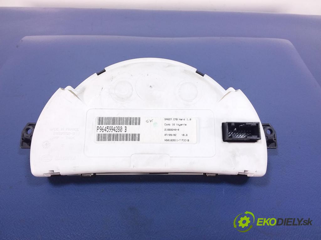 Citroen C3 2002 prístrojovka/ budíky 9645994280