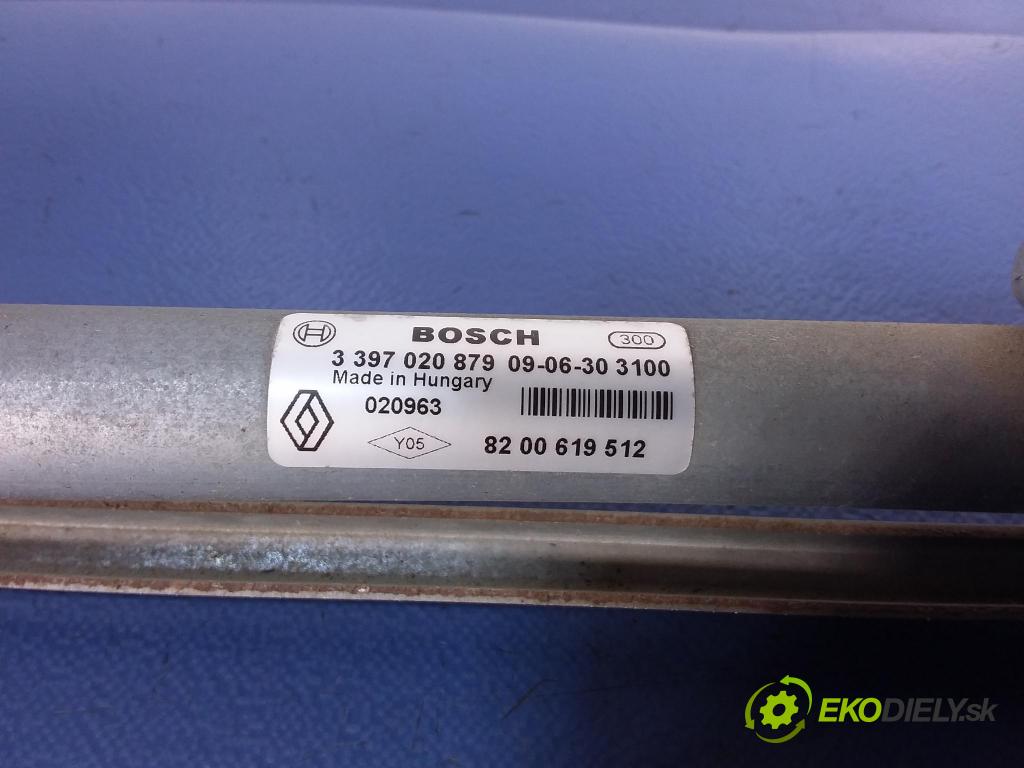 Dacia Sandero 2009 mechanizmus motor: Stierače: Predná časť: 8200619512