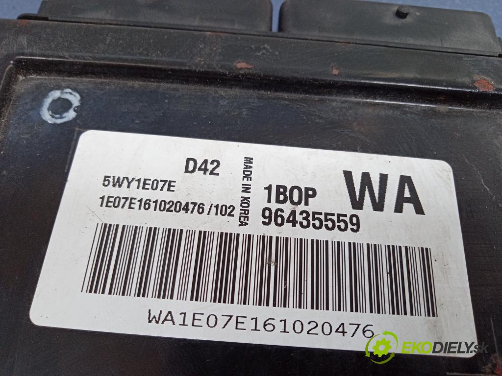 Chevrolet Kalos 2006 řídící jednotka Motor: 96435559
