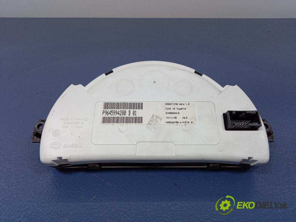 Citroen C3 2003 prístrojovka/ budíky 9645994280