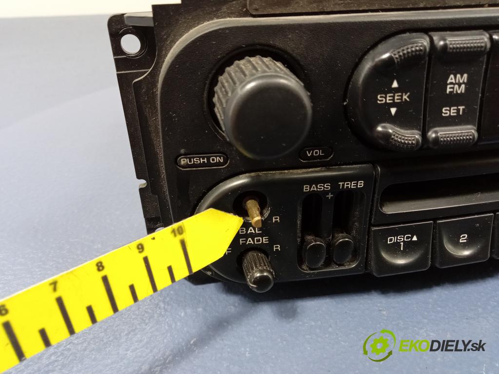 Dodge Caravan 2003 Radio I Navigácia: P05064354AJ