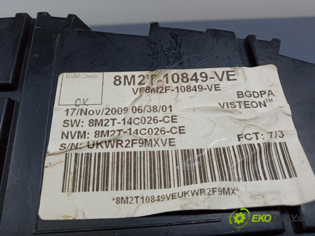 Ford S-max 0 prístrojovka/ budíky 8M2T-10849-VE