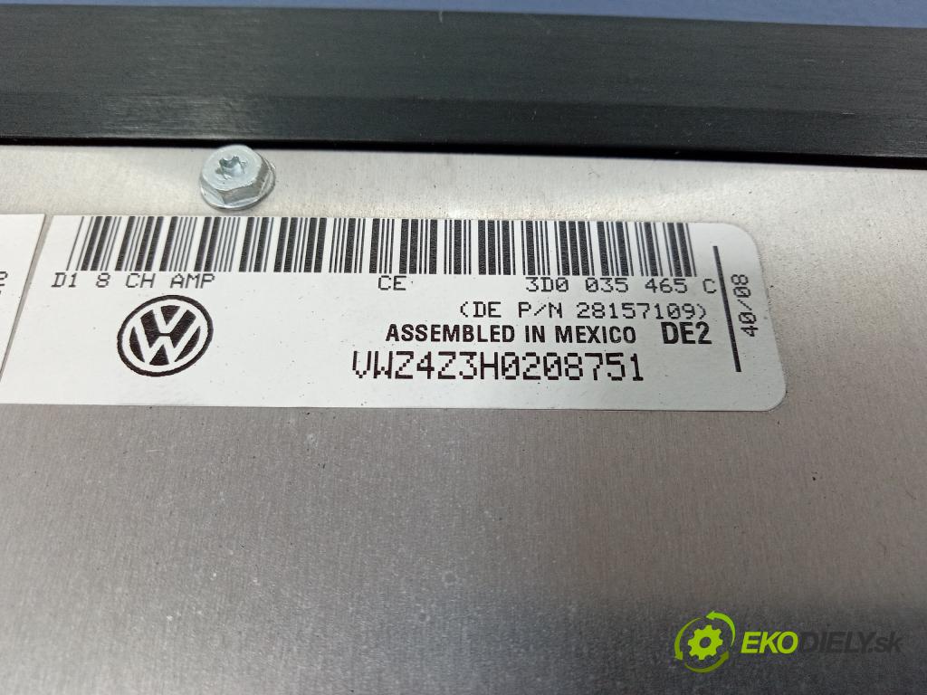 Vw Phaeton 2009 Zesilovač: Rádio: Navigacia: 3D0035465C