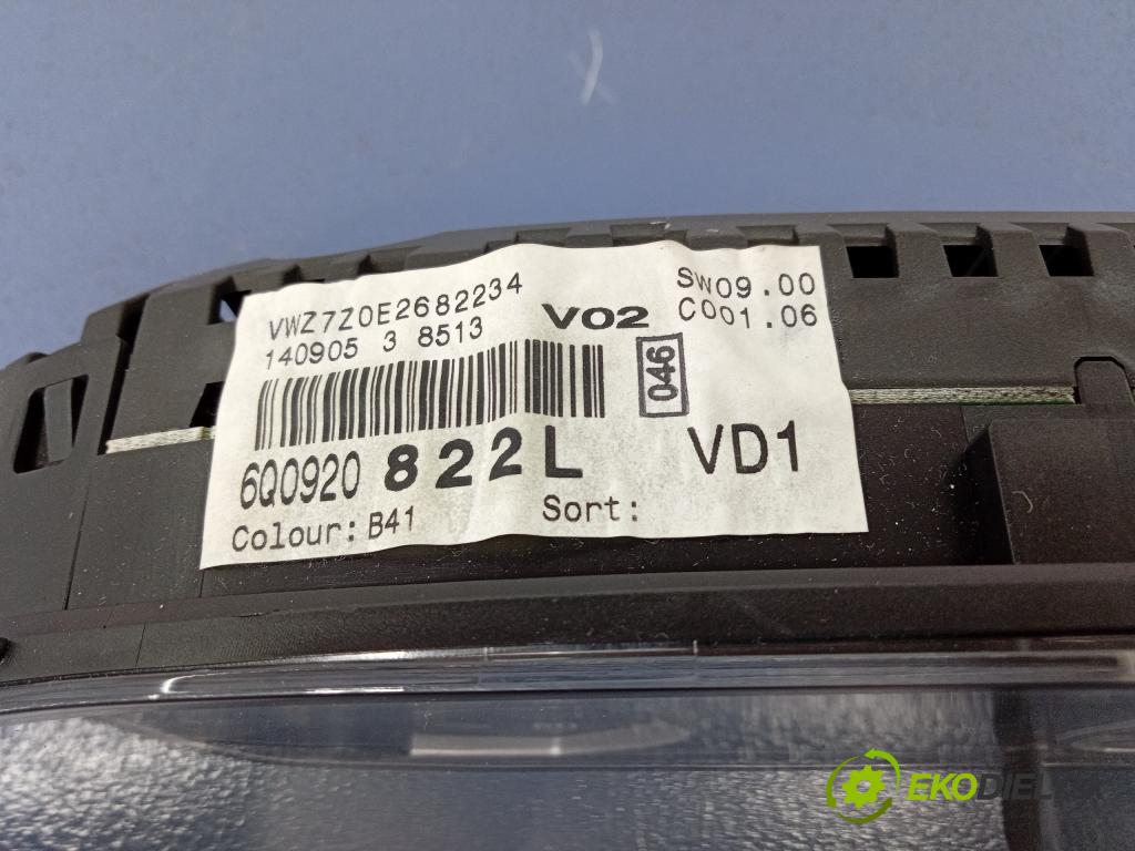 Vw Polo 2005 prístrojovka/ budíky 6Q0920822L