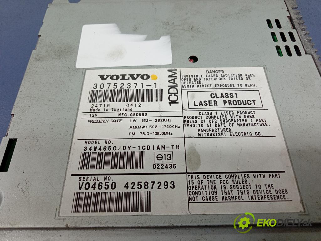 Volvo S40 0 Radio I Navigácia: 30752371