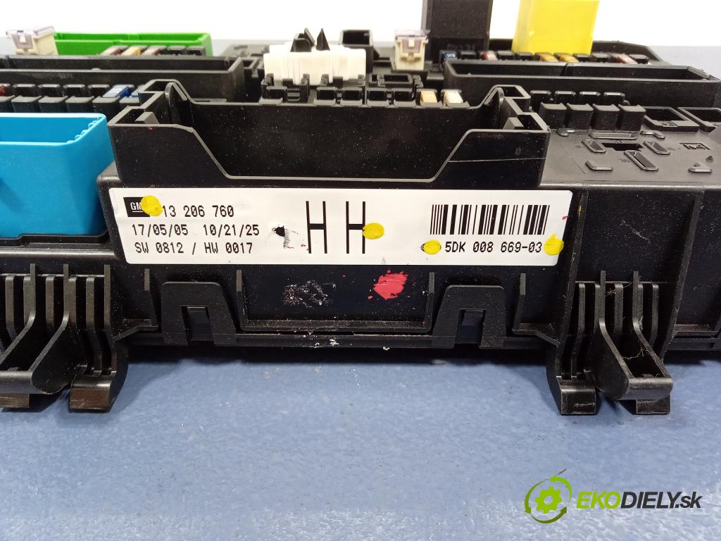 Opel Astra 2005 skrinka Poistky: 13206760HH