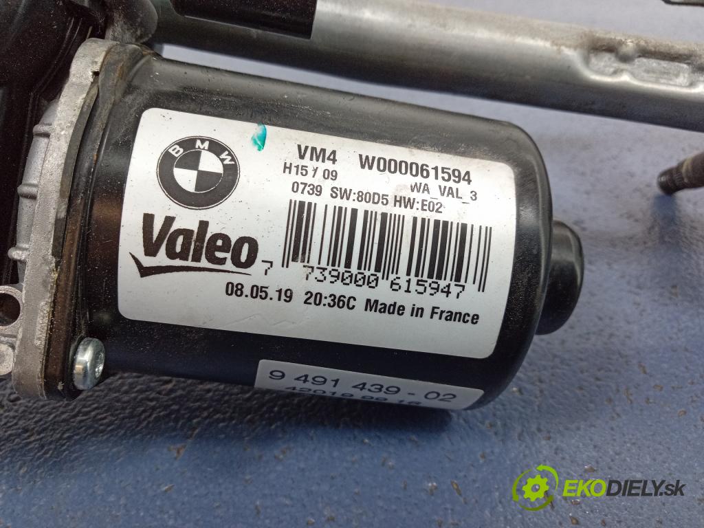 Bmw Seria 5 2019 mechanizmus motor: Stierače: Predná časť: 9491439
