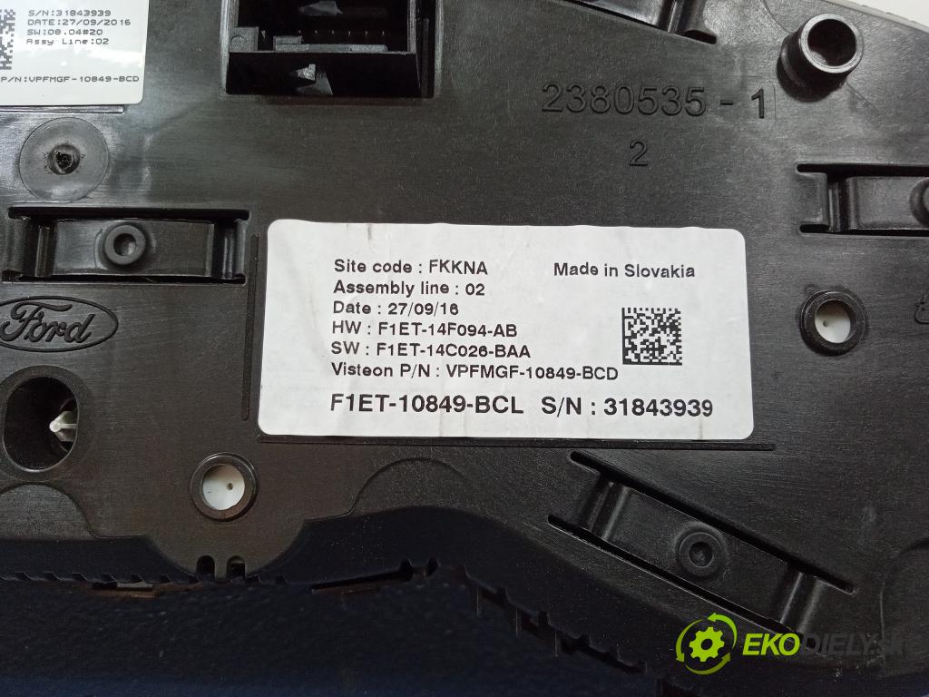 Ford Focus 2016 prístrojovka/ budíky F1ET-10849-BCL