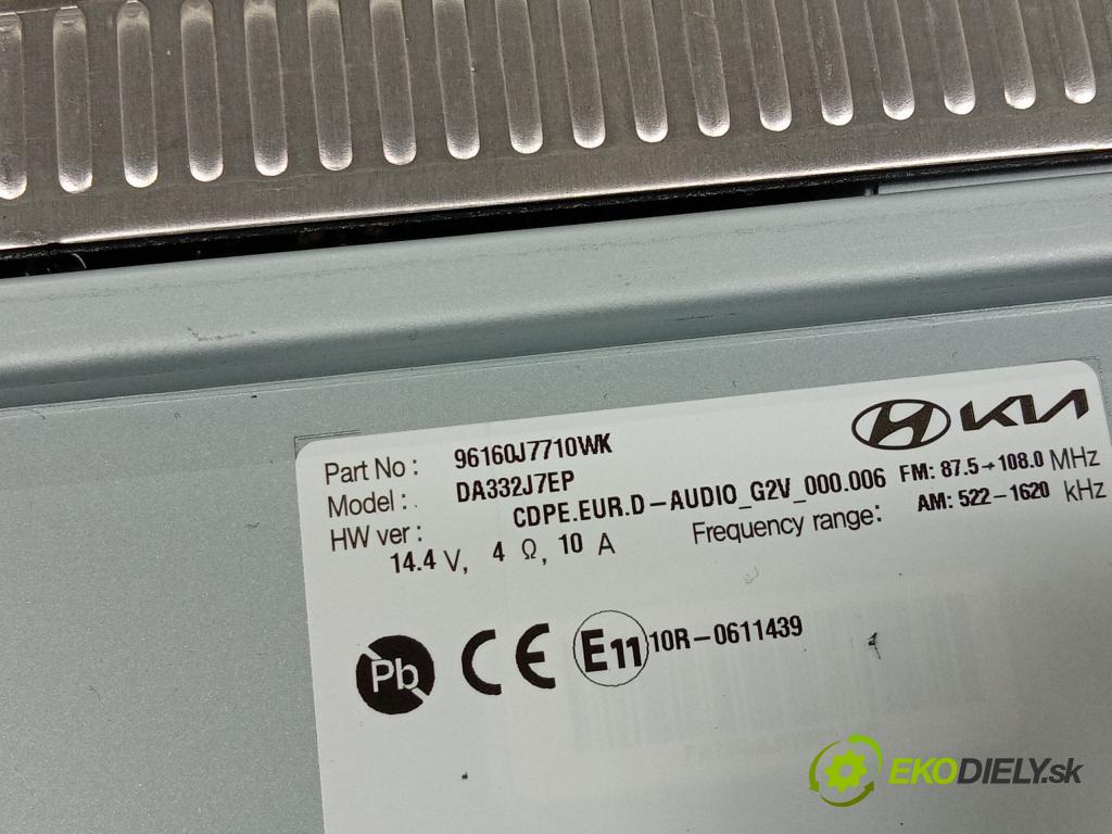 Kia Ceed 2022 Radio I Navigácia: 96160-J7710