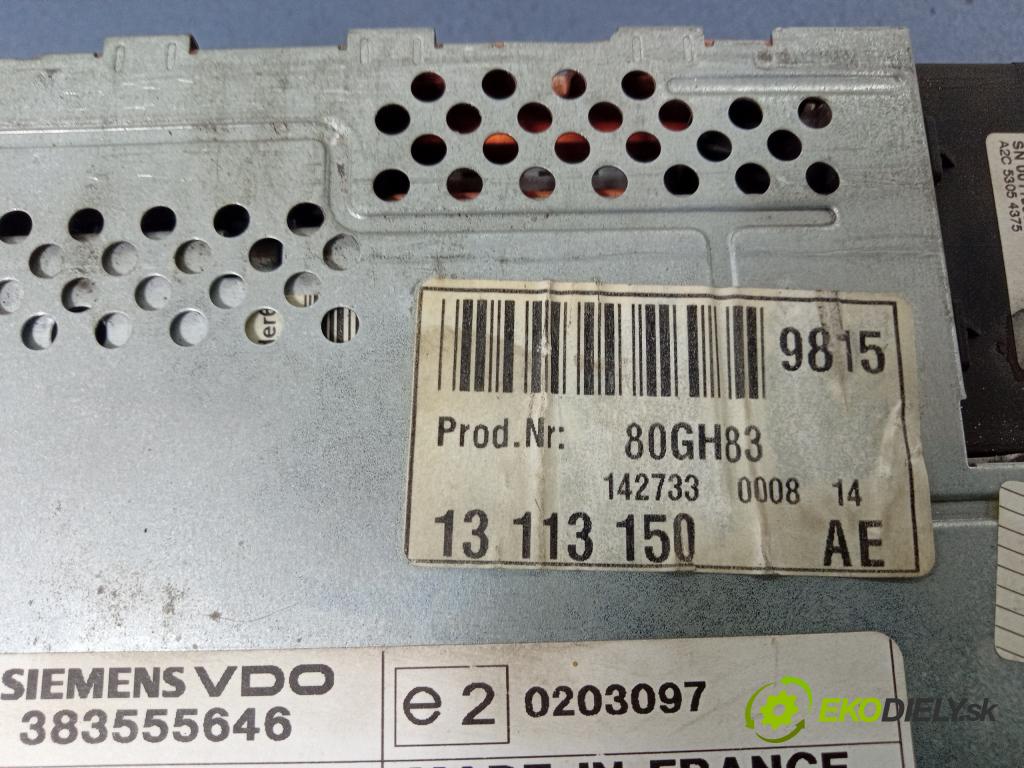 Opel Signum 2005 Radio I Navigácia: 13113150