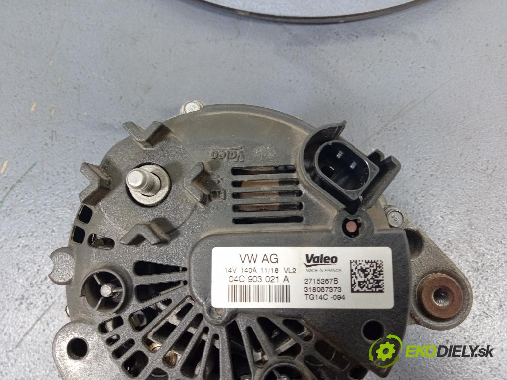Skoda Octavia 2018 Alternator 04C903021A