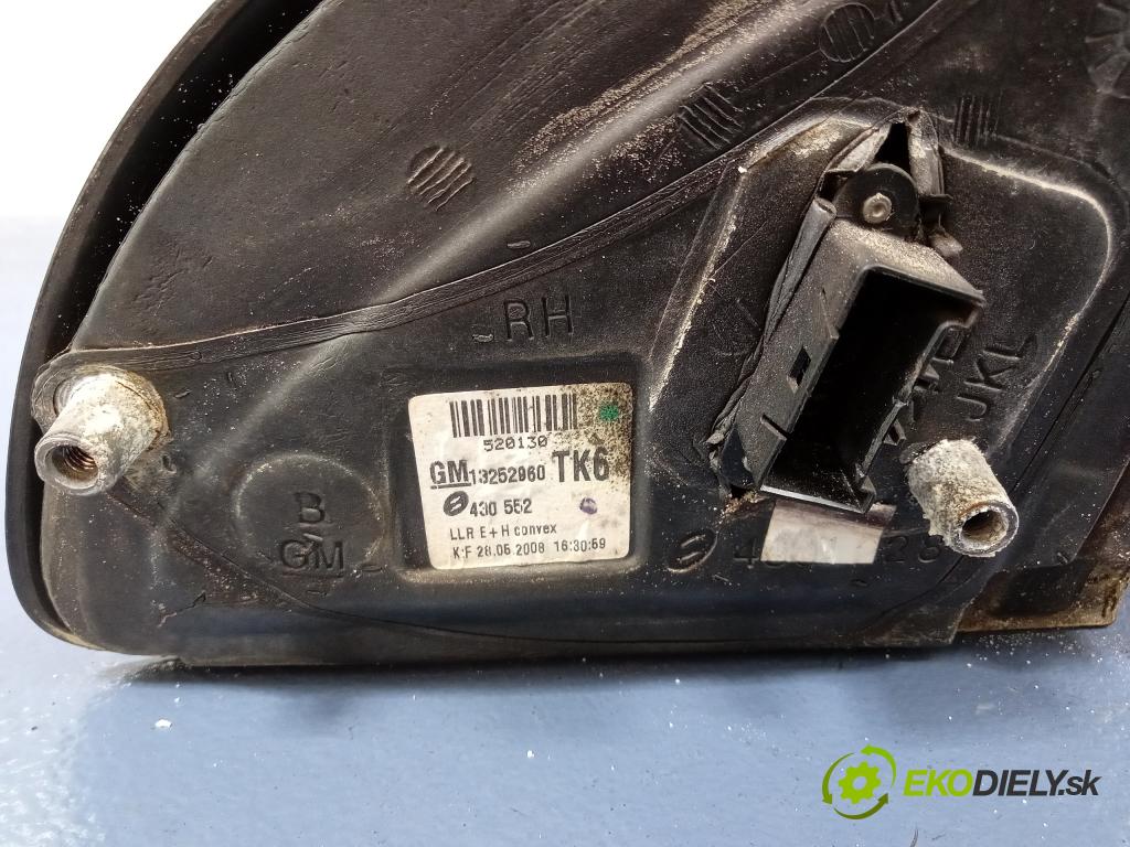 Opel Astra 2008 zrkadlo Správny: 13252960