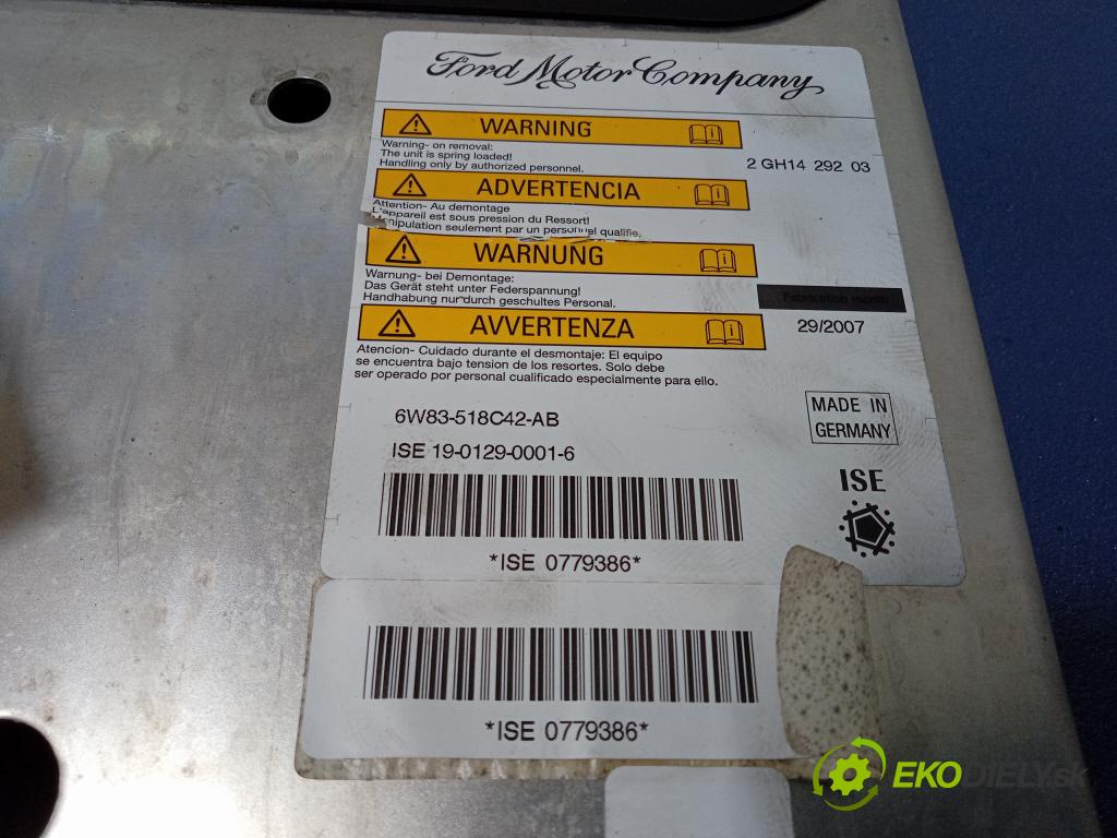 Volvo C70 2007 Opierka hlavy: 6W83-518c42-AB
