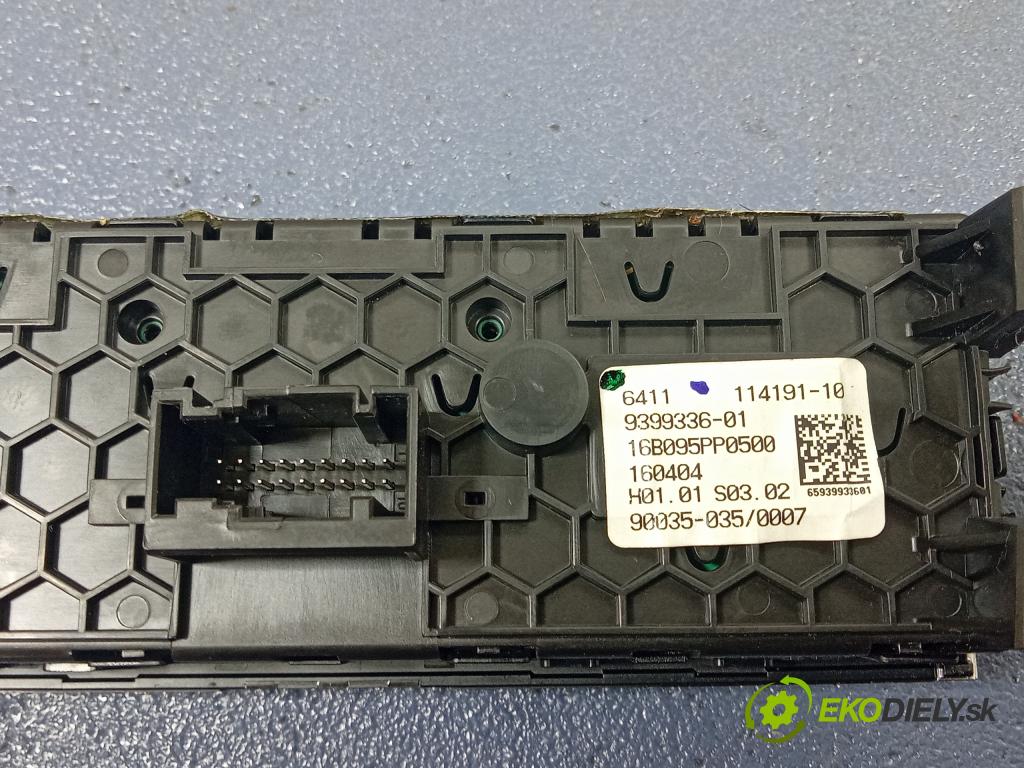 Bmw Seria 7 2016 prepínač Klimatizácia: Prúd vzduchu: 9399336