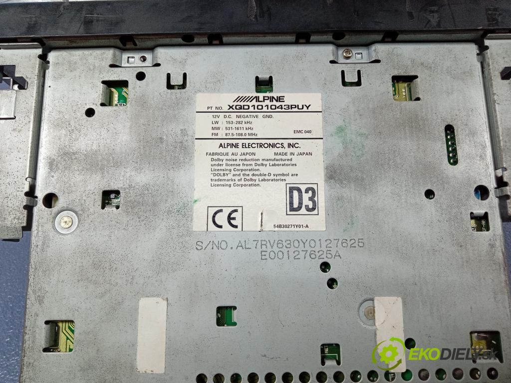 Rover 75 2000 Radio I Navigácia: XQD101043PUY