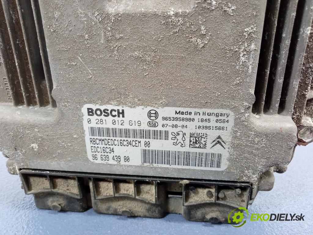 Peugeot Partner 2007 riadiaca jednotka Motor: 0281012619