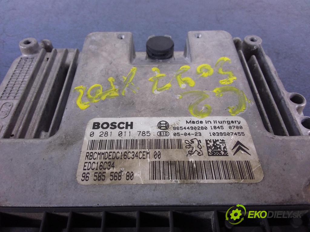 Citroen C2 2005 riadiaca jednotka Motor: 9658556880