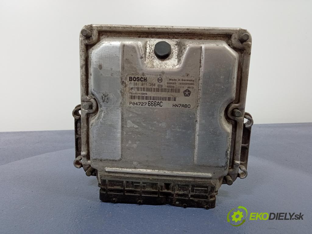 Chrysler Voyager 2004 riadiaca jednotka Motor: 0281011280
