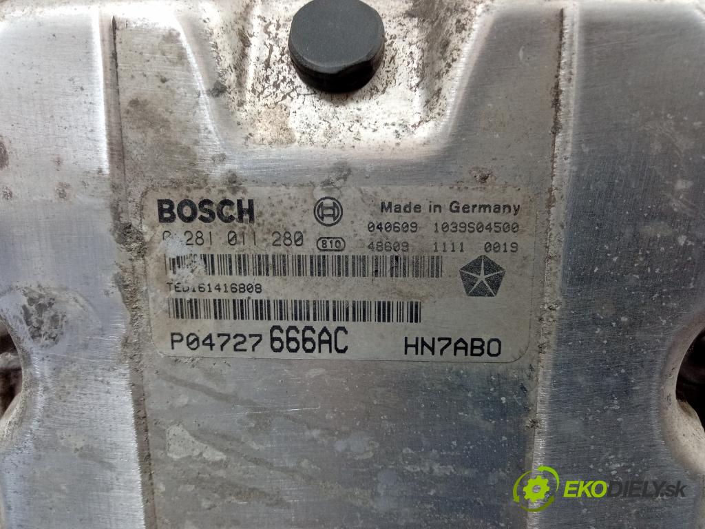 Chrysler Voyager 2004 riadiaca jednotka Motor: 0281011280