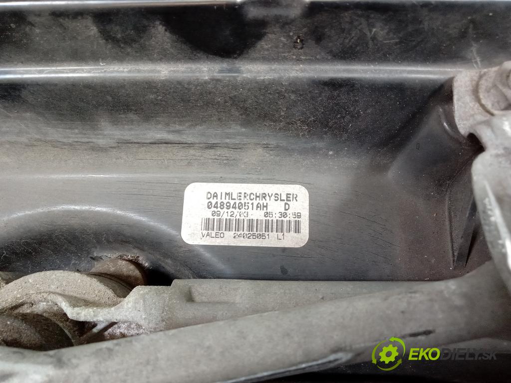Chrysler Voyager 2004 mechanizmus motor: Stierače: Predná časť: 04894051AH