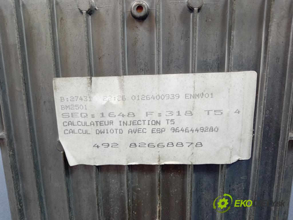 Peugeot 307 2003 riadiaca jednotka Motor: 9646449280
