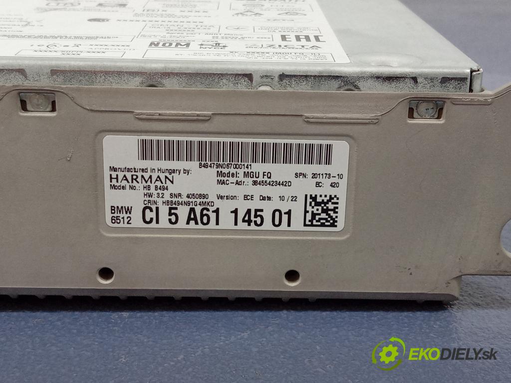 Bmw Seria 1 2022 Radio I Navigácia: 5A61145