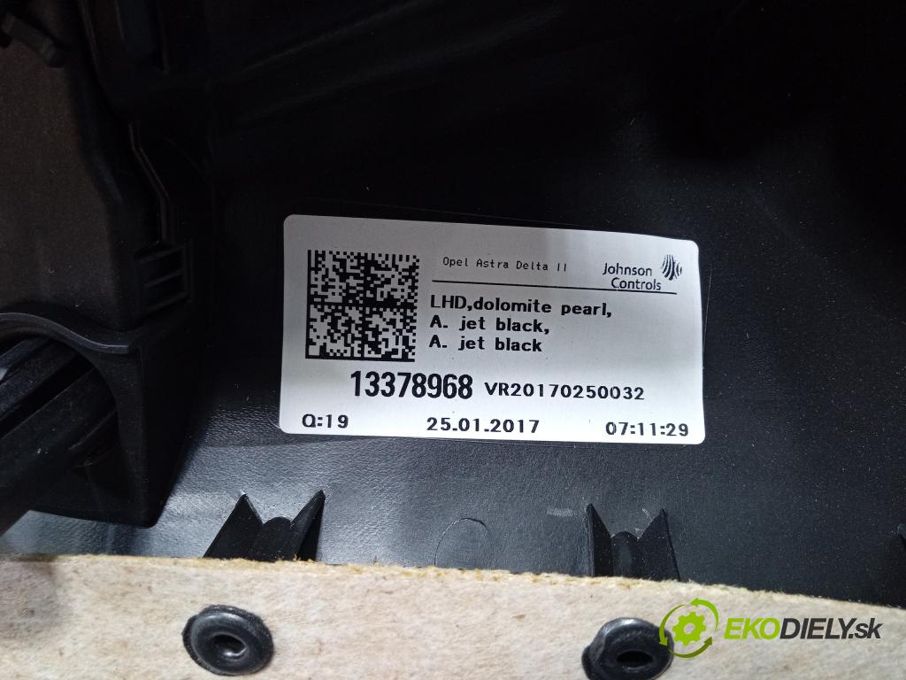 Opel Astra 0 Tapacír: dveře Přední Práva: 13378968